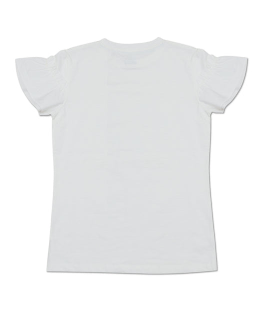 Funkle T-shirt Snow White – Lycra Slub Jersey & Cotton Poplin