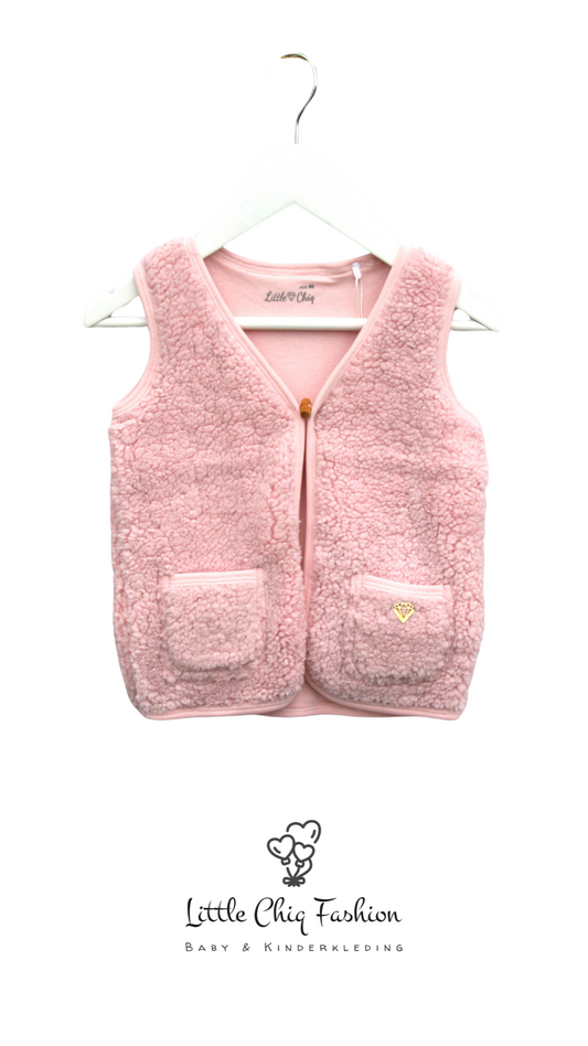 Little Chiq Baby soft teddy gilet