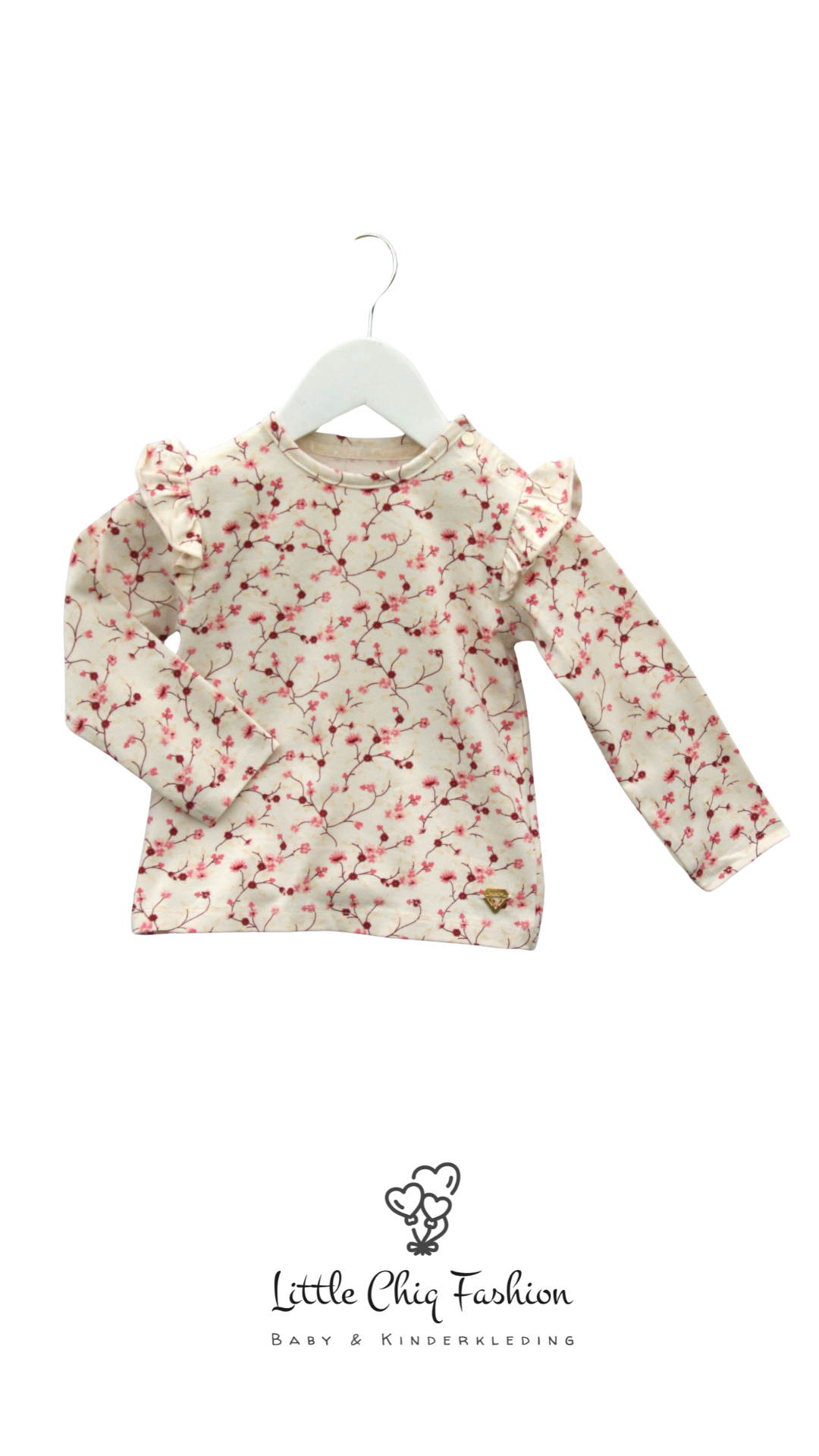 Little Chiq Baby top bloemenprint