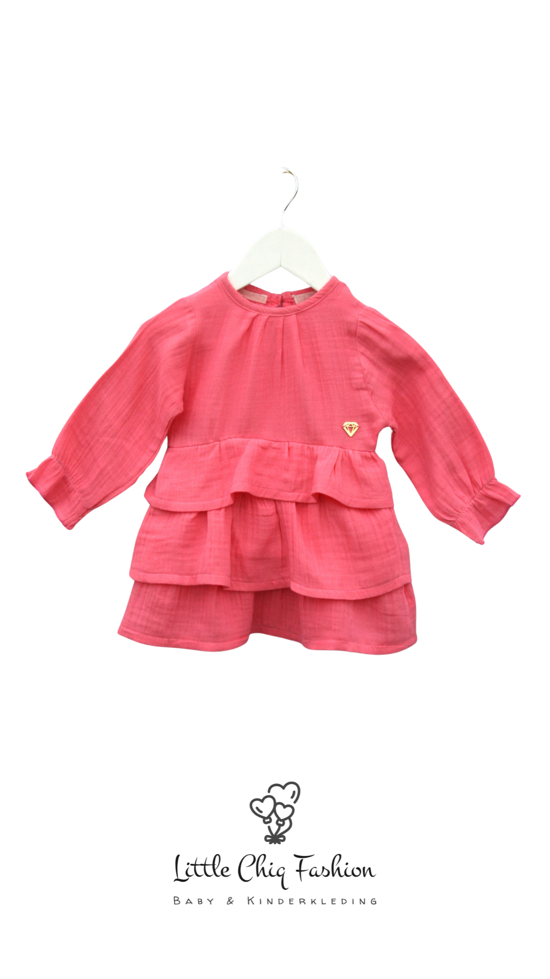 Little Chiq Jurk fel rose