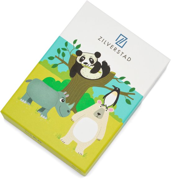 Kinderbestek 4-delig Wildlife RVS