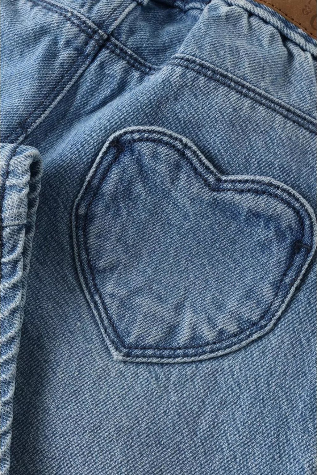Noppies Jeans wide leg fit - Washed Blue