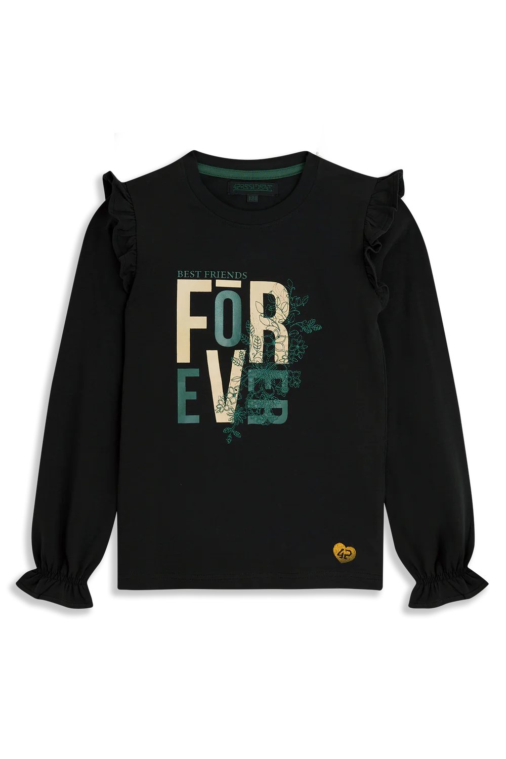4PRESIDENT Longsleeve Anoek Black