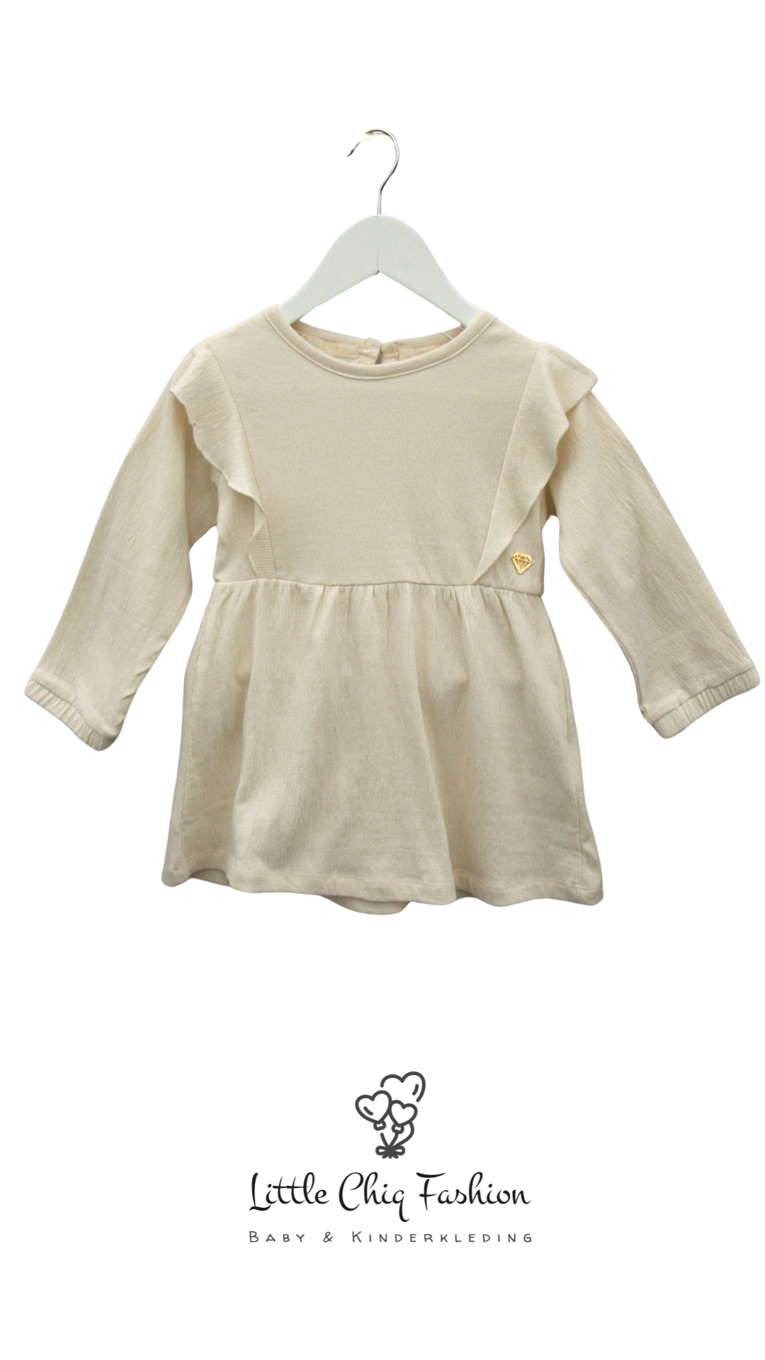 Little Chiq jurkje beige