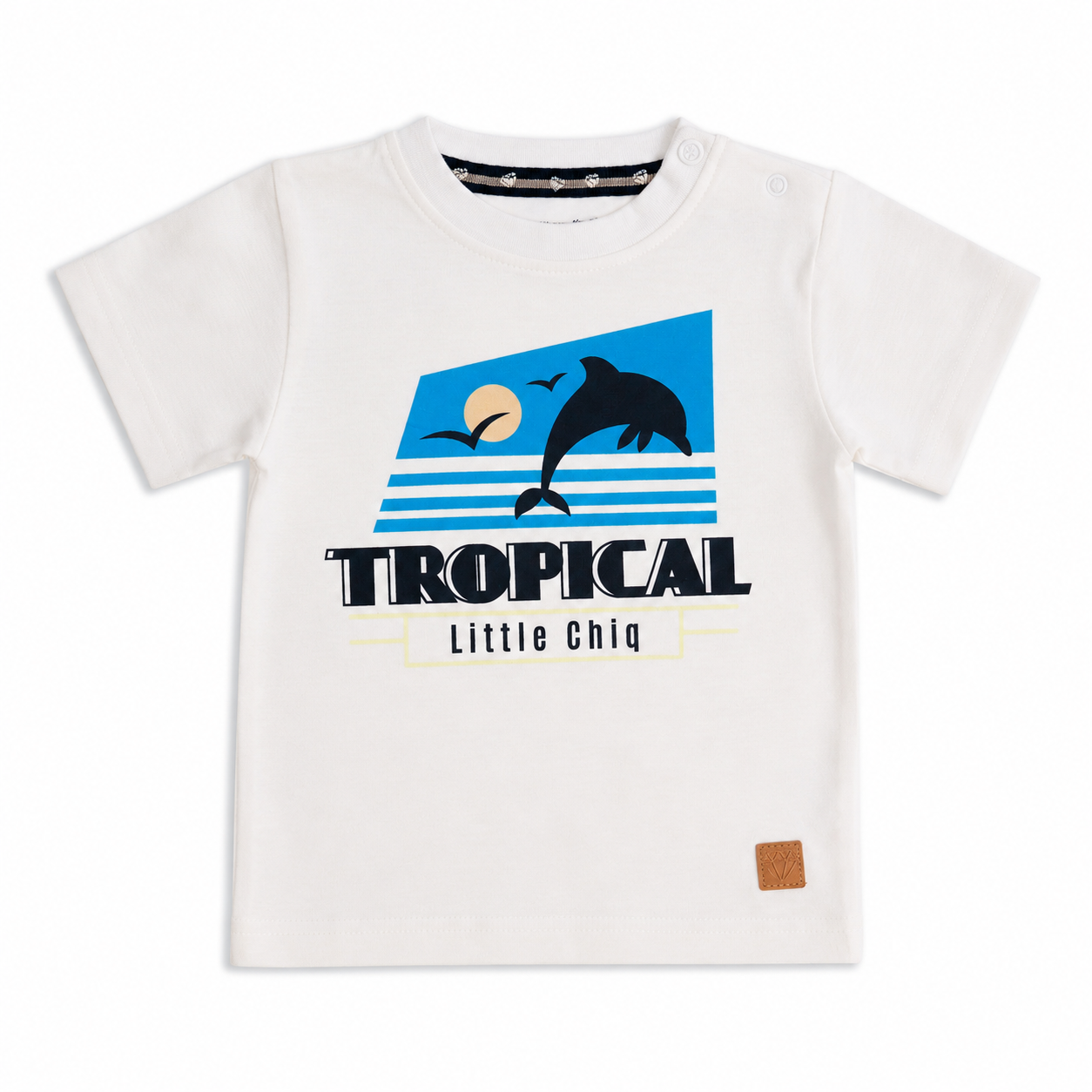 Baby T-shirt "Snow White" (Dolphin Print)