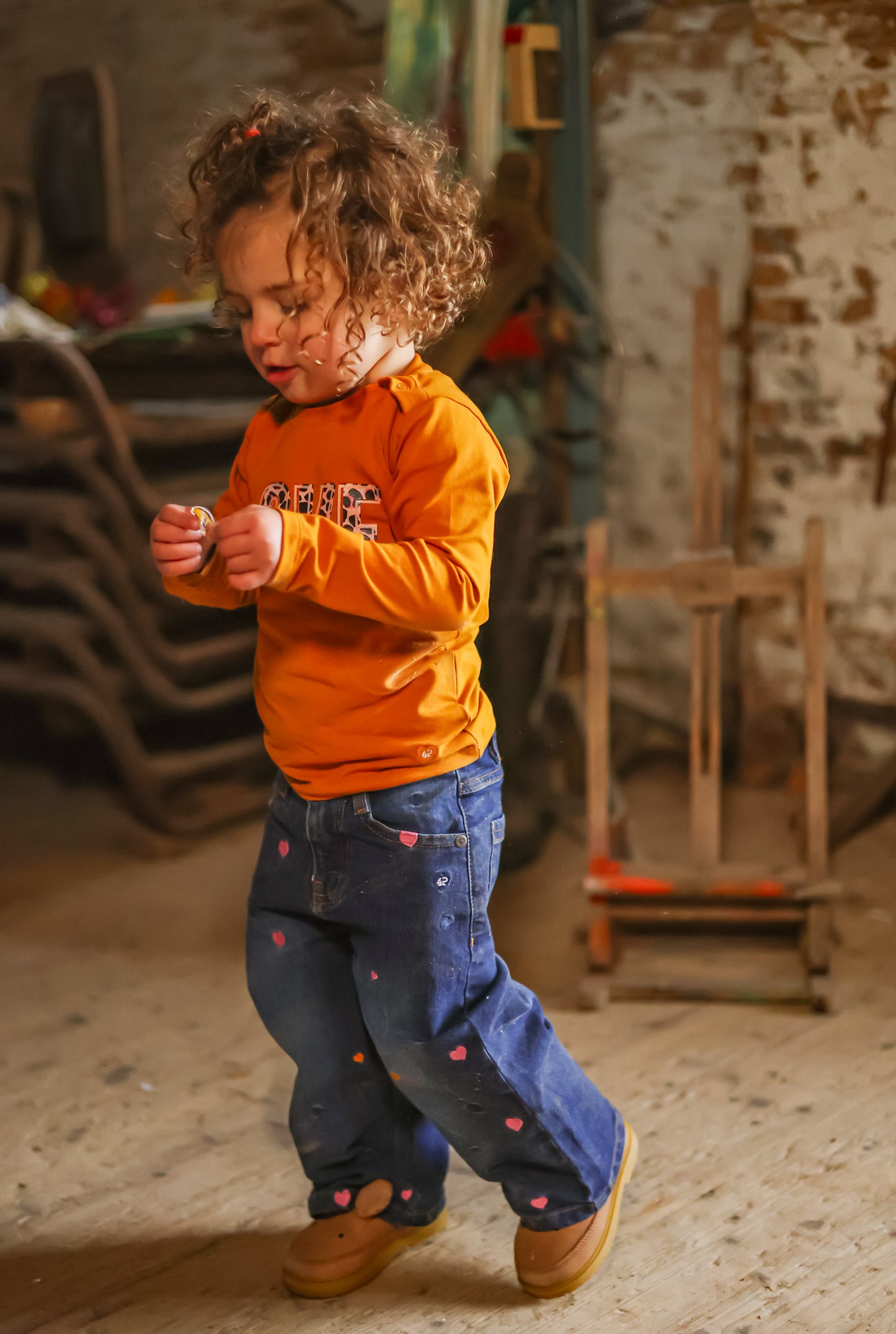 4President jeans met hartjes design 4P2502612-Britta