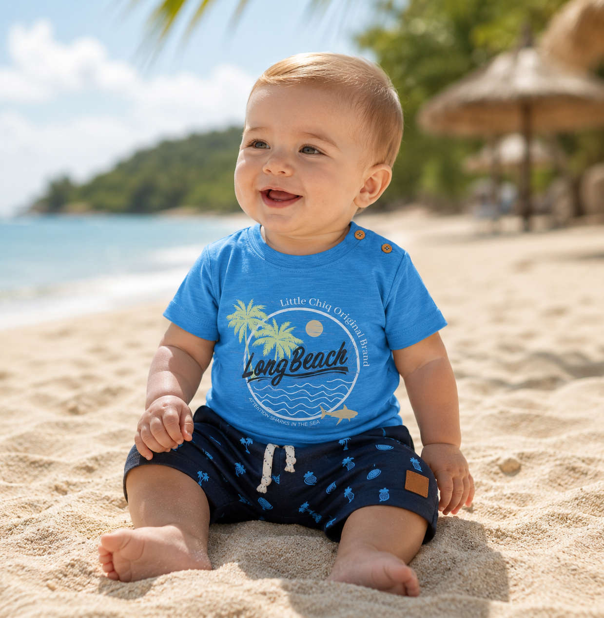 Baby T-Shirt Malibu Blue