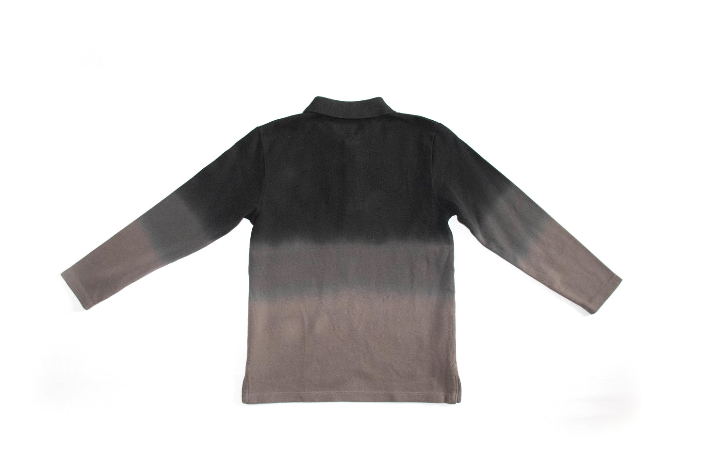 LewyLou NO4 Polo zwart met taupe