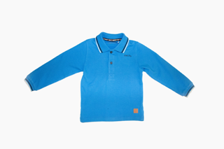 Little Chiq Baby Polo blauw