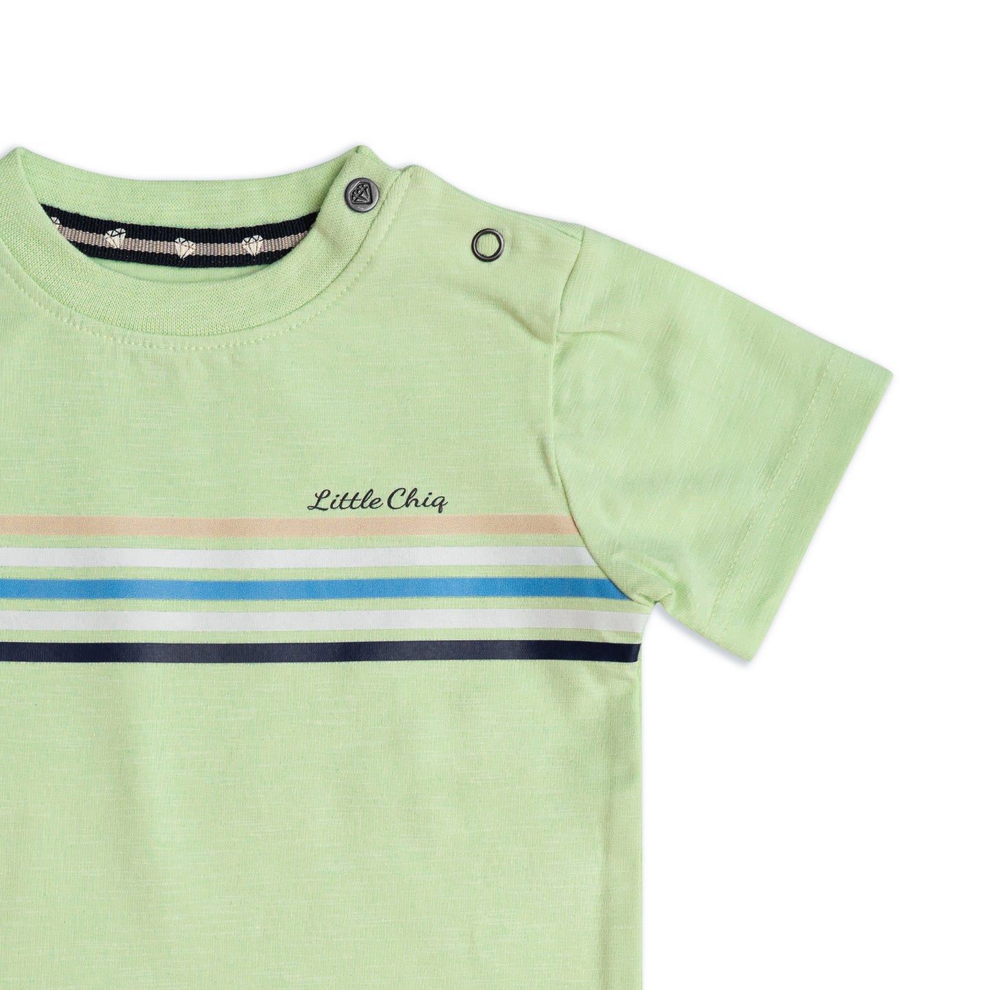 Baby T-shirt "Butterfly" (Striped Detail)