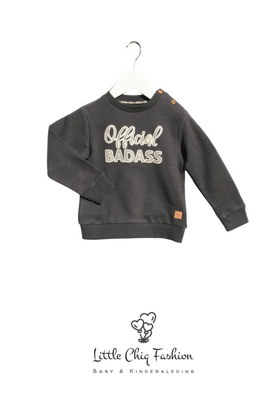 Little Chiq Baby Sweater 'Official Badass"