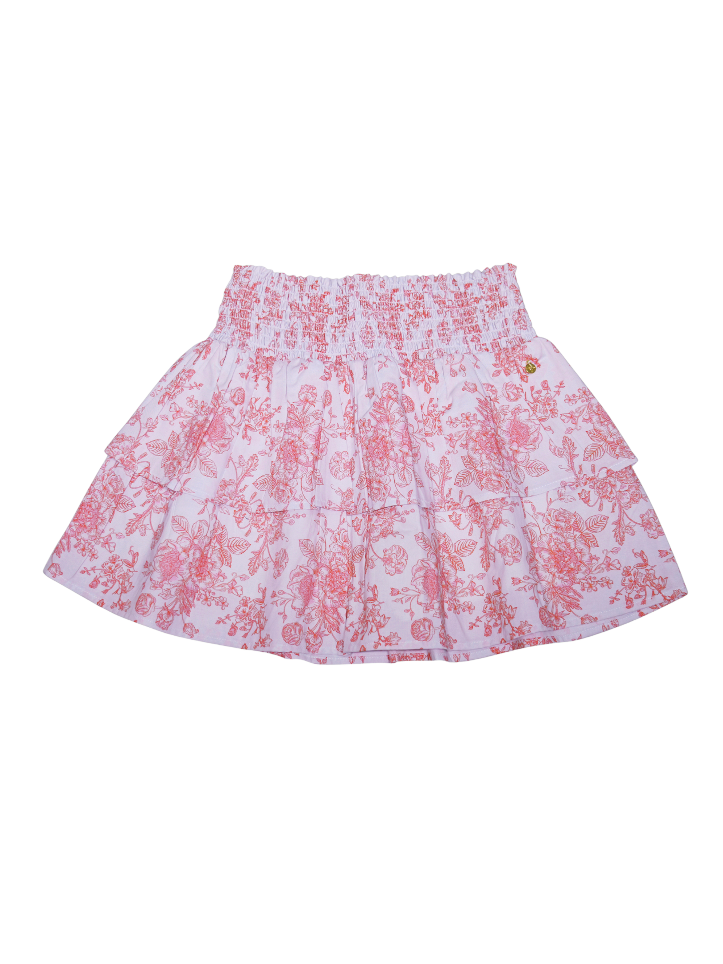 Funkle Skirt Poppy Red – Meisjes rok – Luxe Kinderkleding