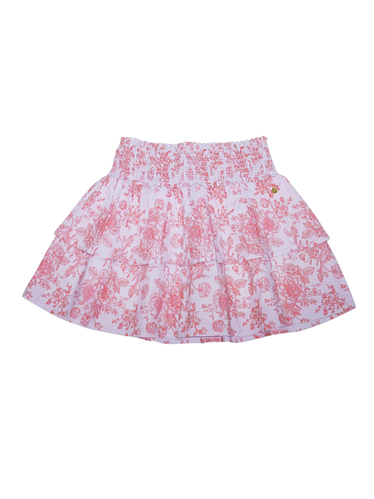 Funkle Skirt Poppy Red – Meisjes rok – Luxe Kinderkleding