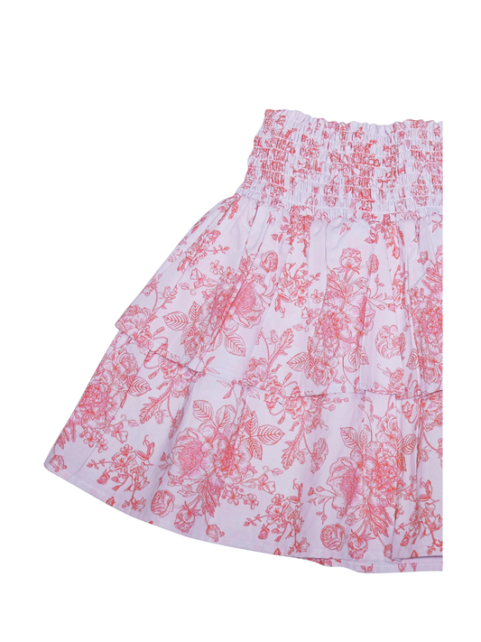 Funkle Skirt Poppy Red – Meisjes rok – Luxe Kinderkleding