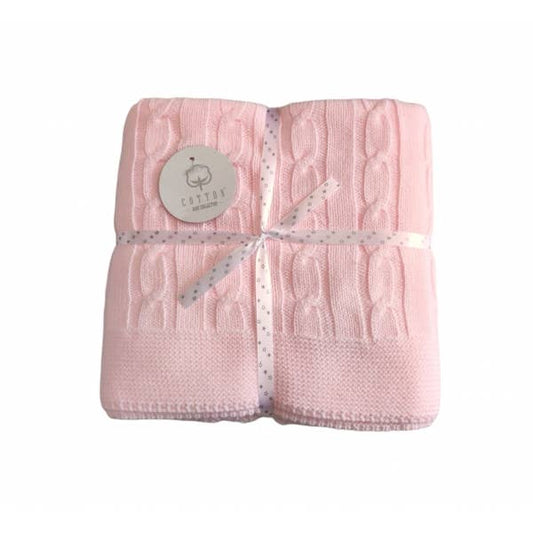 BABYDEKEN VLECHT (Herfst / Winter): Roze bebe