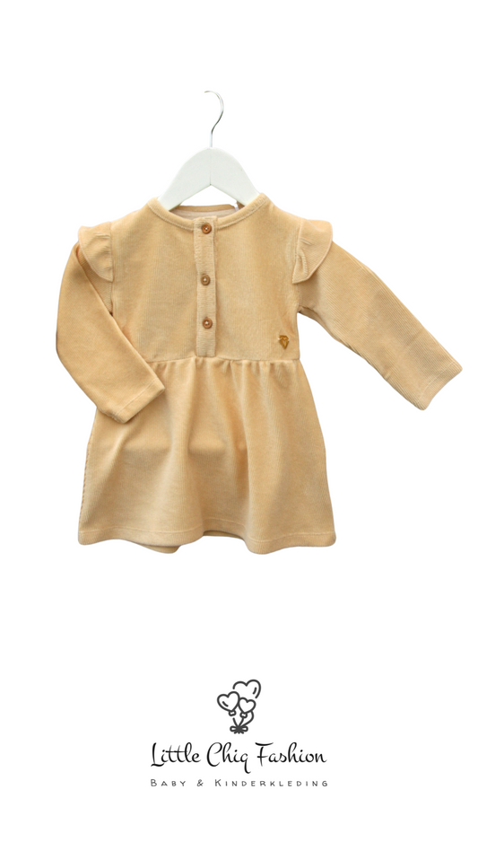 Little Chiq Baby jurk ribstof
