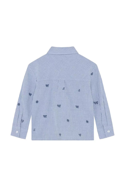 Noppies Blouse stripe - Light Blue