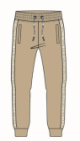 Funkle Jongens Jogger – Beige met Zijstreep