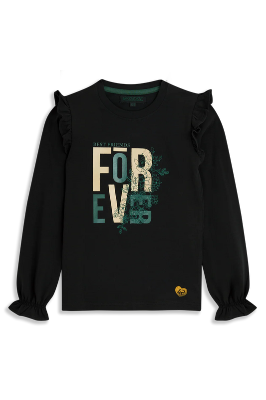 4PRESIDENT Longsleeve Anoek Black
