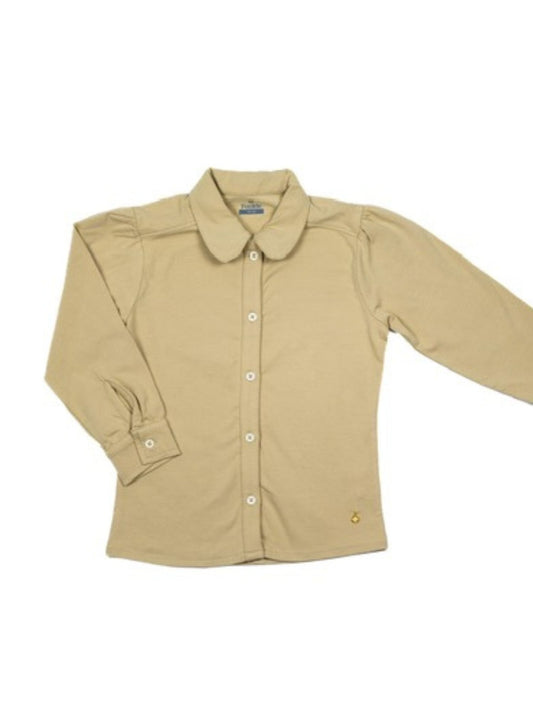 Funkle Girls Blouse zandkleur