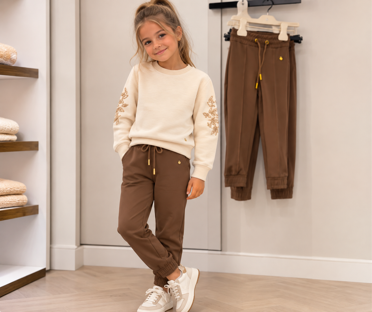 Meisjes Sweater "Buttercream" (Brushed Slub Sweat)