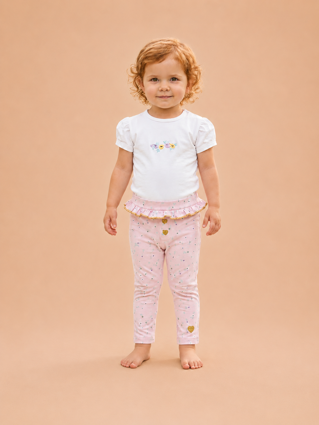 Little Chiq Baby legging Blushing Roze