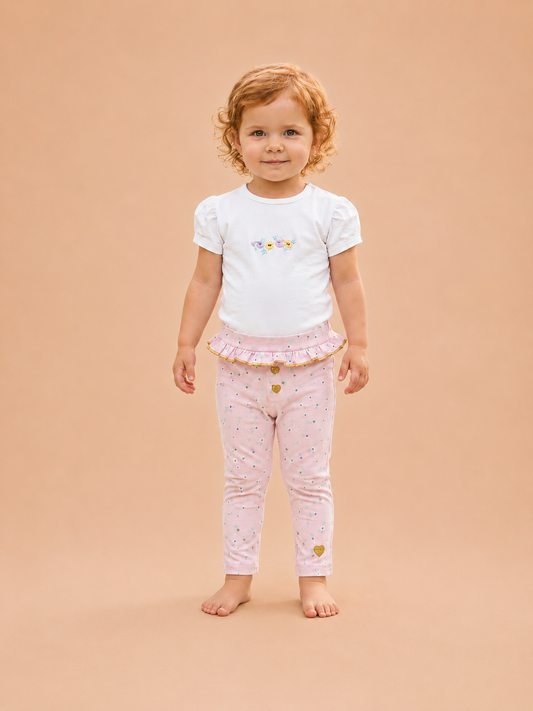 Little Chiq Baby legging Blushing Roze