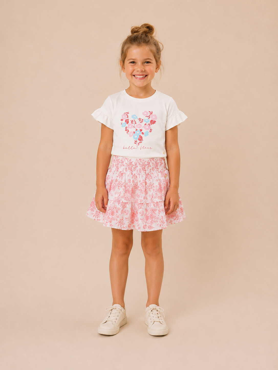 Funkle T-shirt Snow White – Lycra Slub Jersey & Cotton Poplin