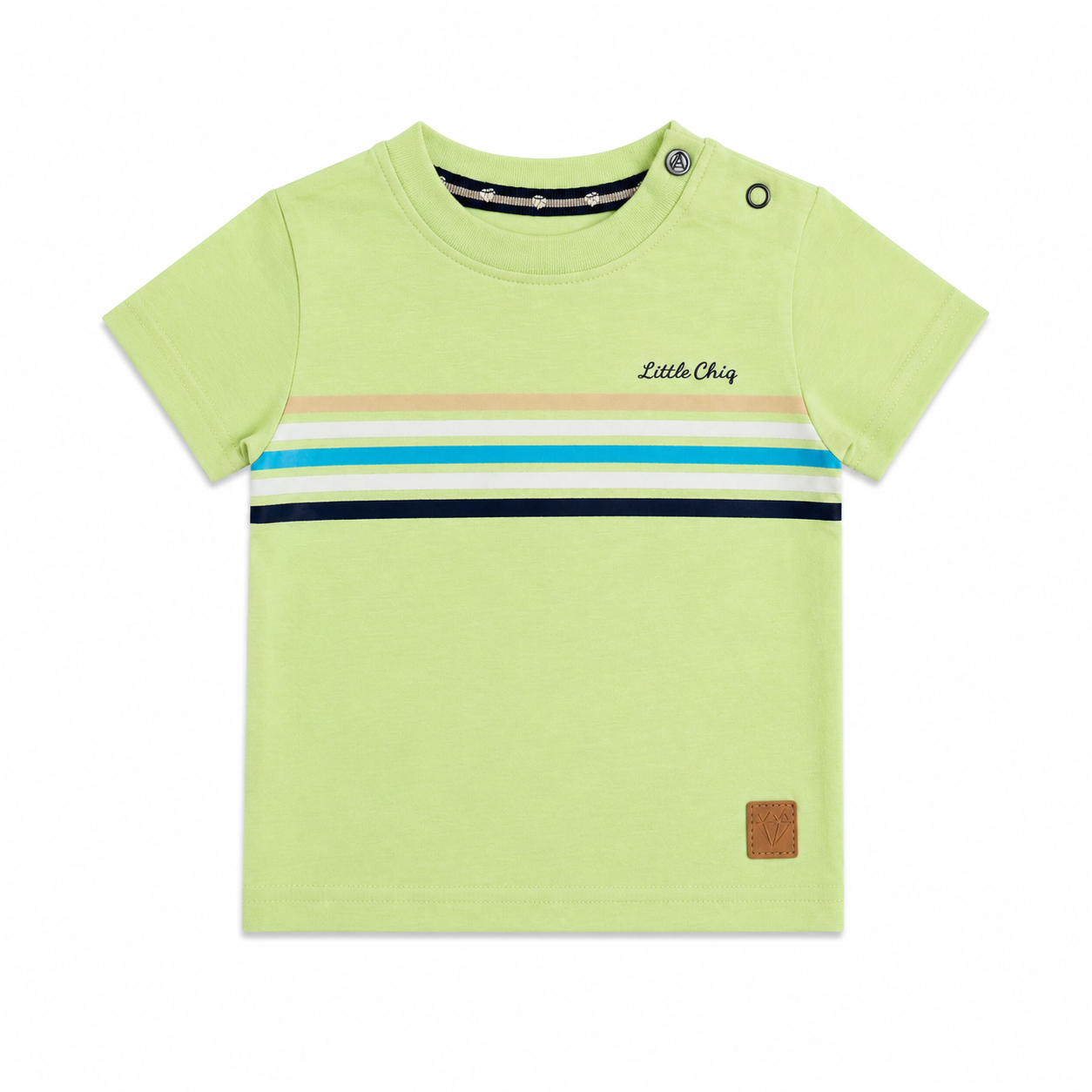Baby T-shirt "Butterfly" (Striped Detail)