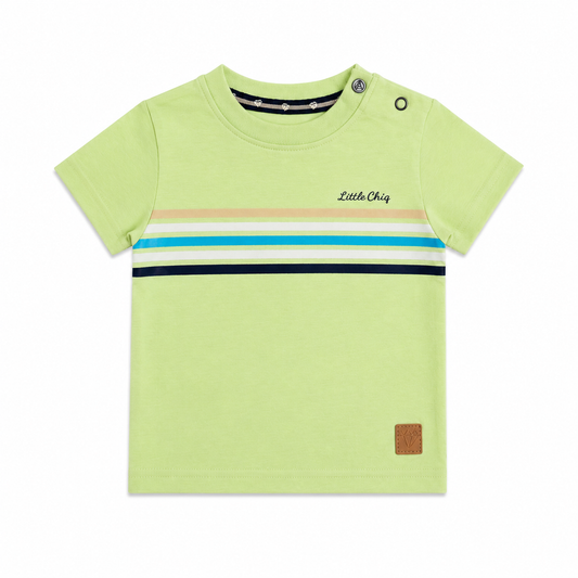 Baby T-shirt "Butterfly" (Striped Detail)