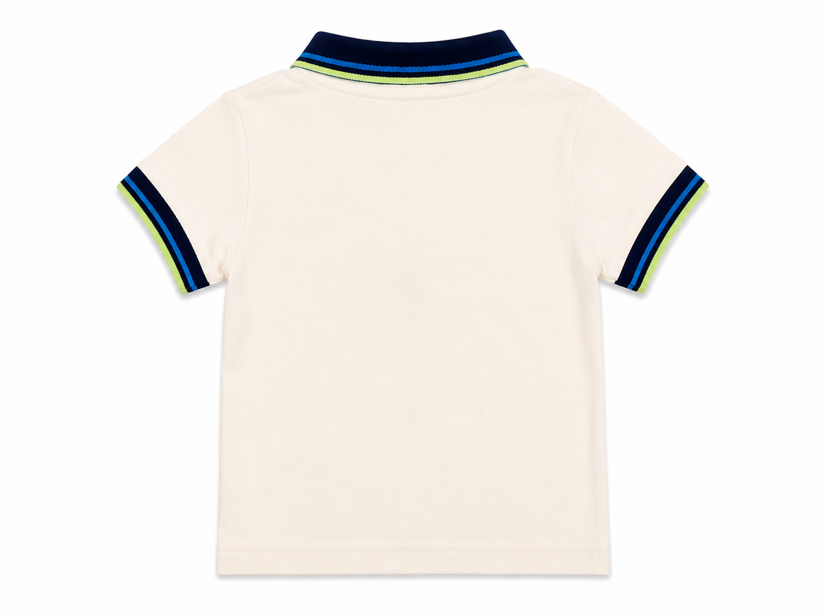Baby Polo "Snow White" (Lycra Piqué)