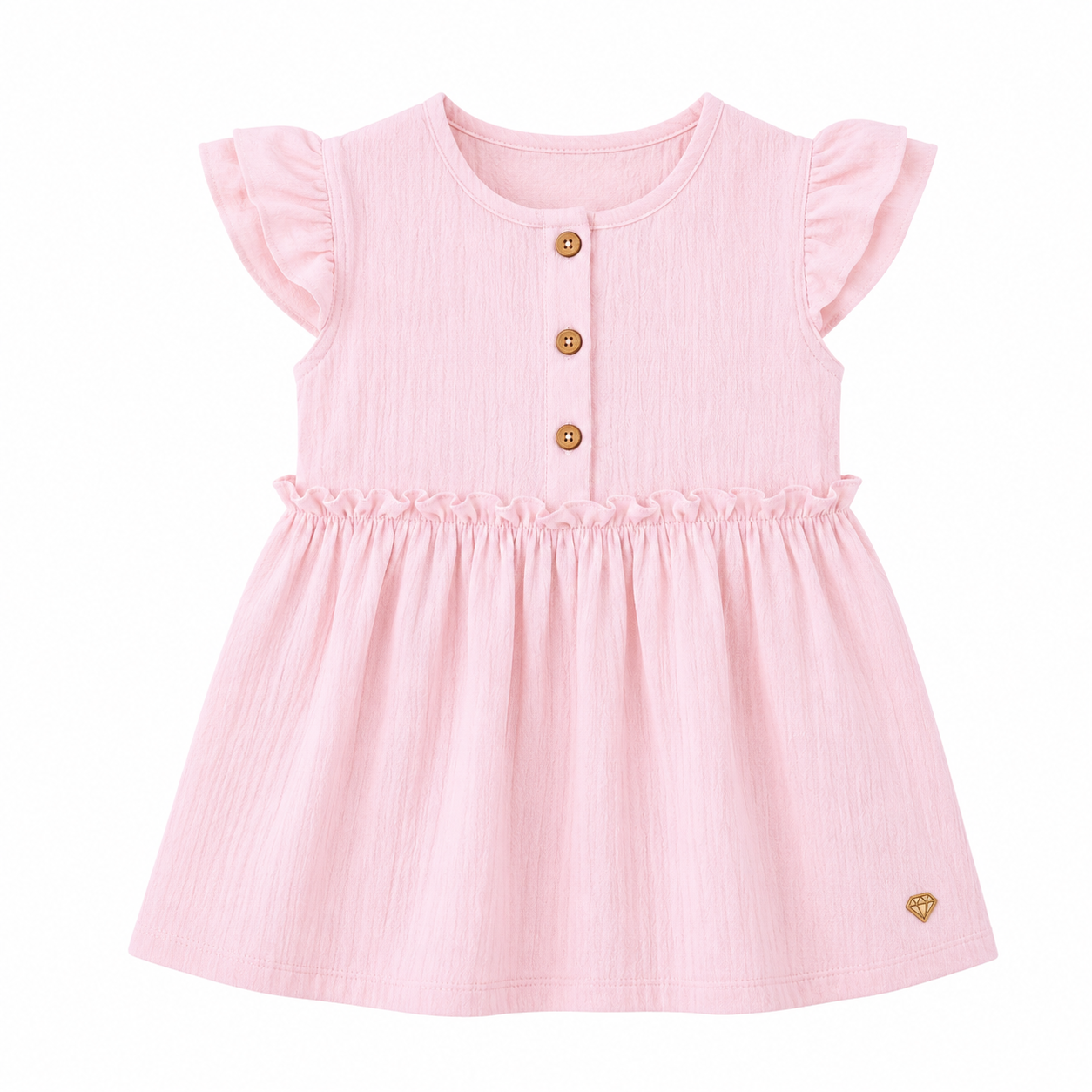 Little Chiq Baby jurkje Blushing Roze