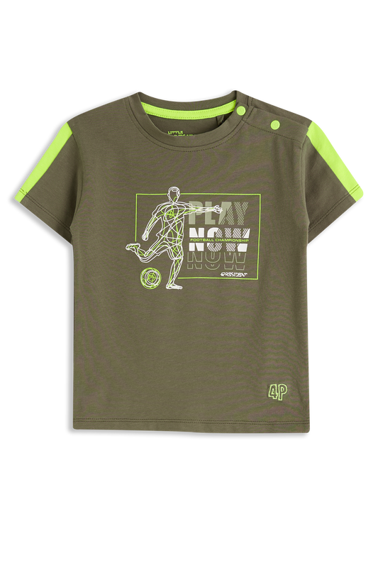 4President T-Shirt Daan Stone Grey