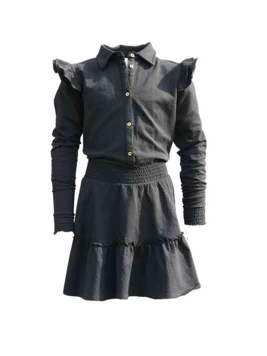 Funkle Girls Jurk zwart