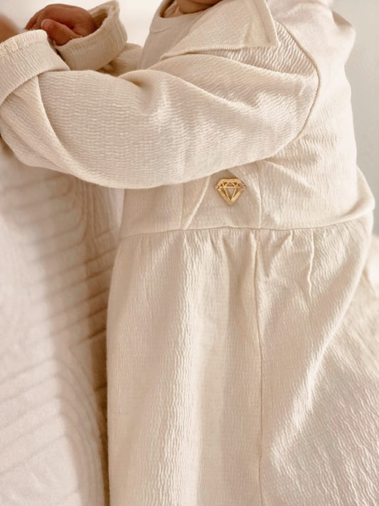 Little Chiq jurkje beige
