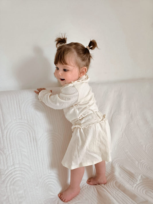Little Chiq Baby rokje beige