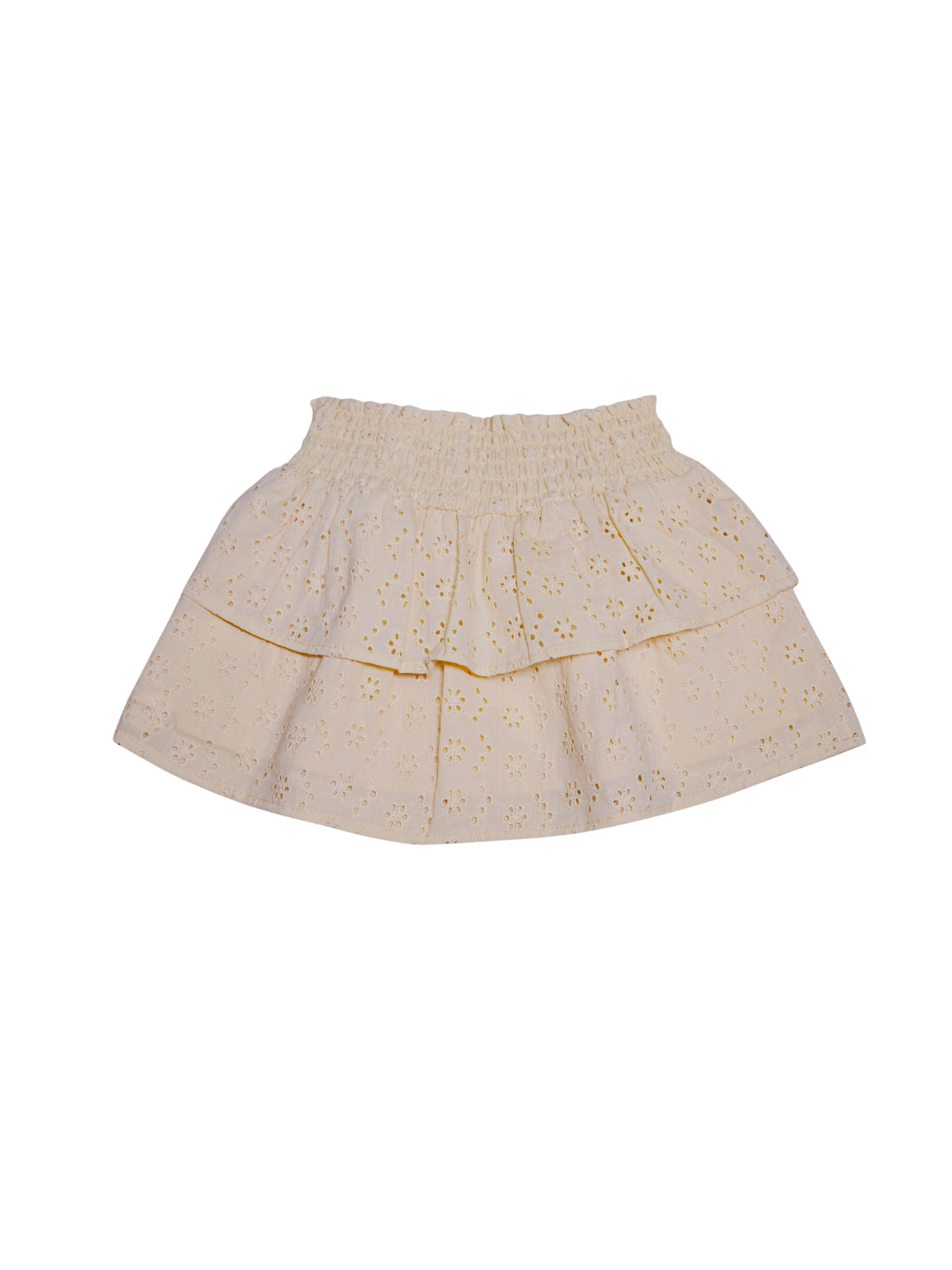 Little Chiq Luxe Baby Rok Zand met Broderie