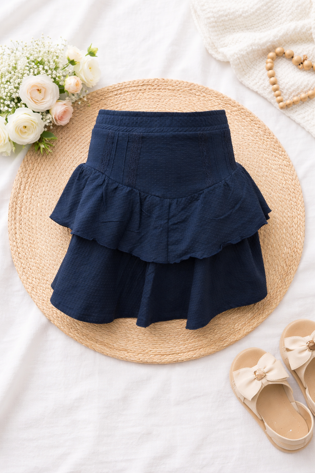 Funkle Girls Rok donkerblauw