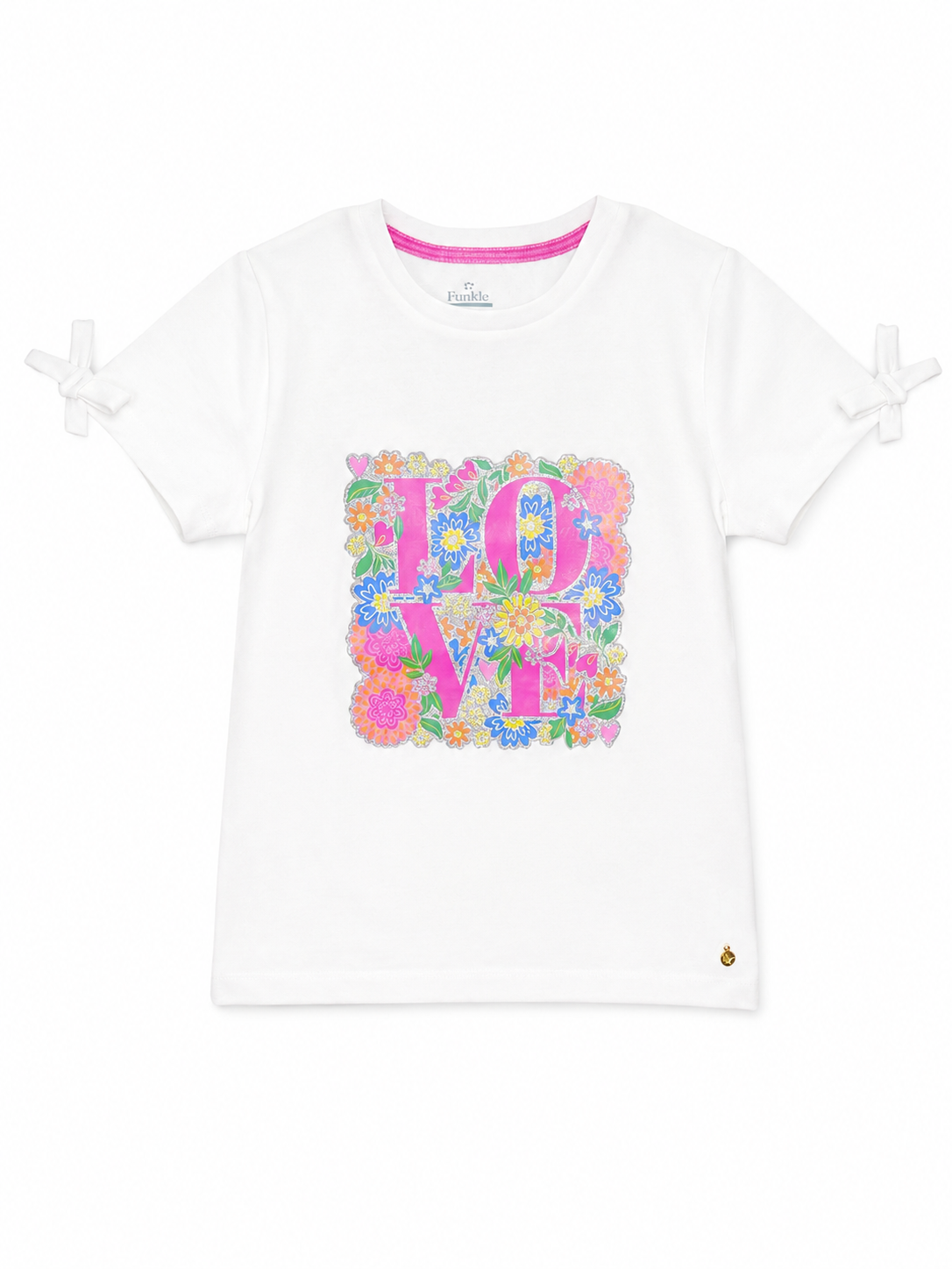 Meisjes T-shirt met LOVE print "Snow White"