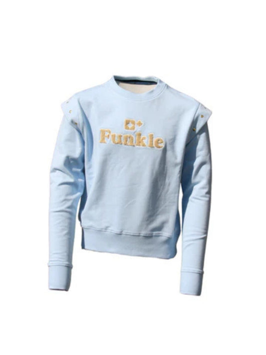 Funkle Girls Sweater lichtblauw