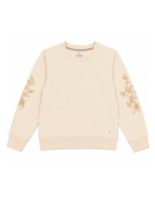 Meisjes Sweater "Buttercream" (Brushed Slub Sweat)