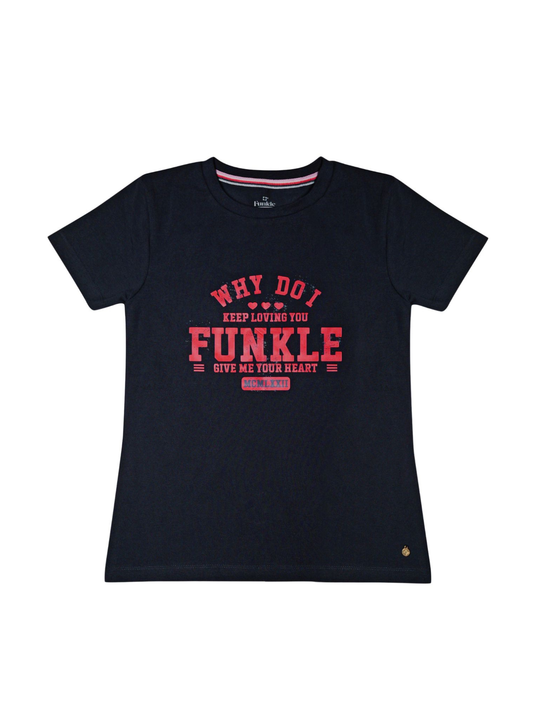 Funkle Logo Shirt – Black Jersey
