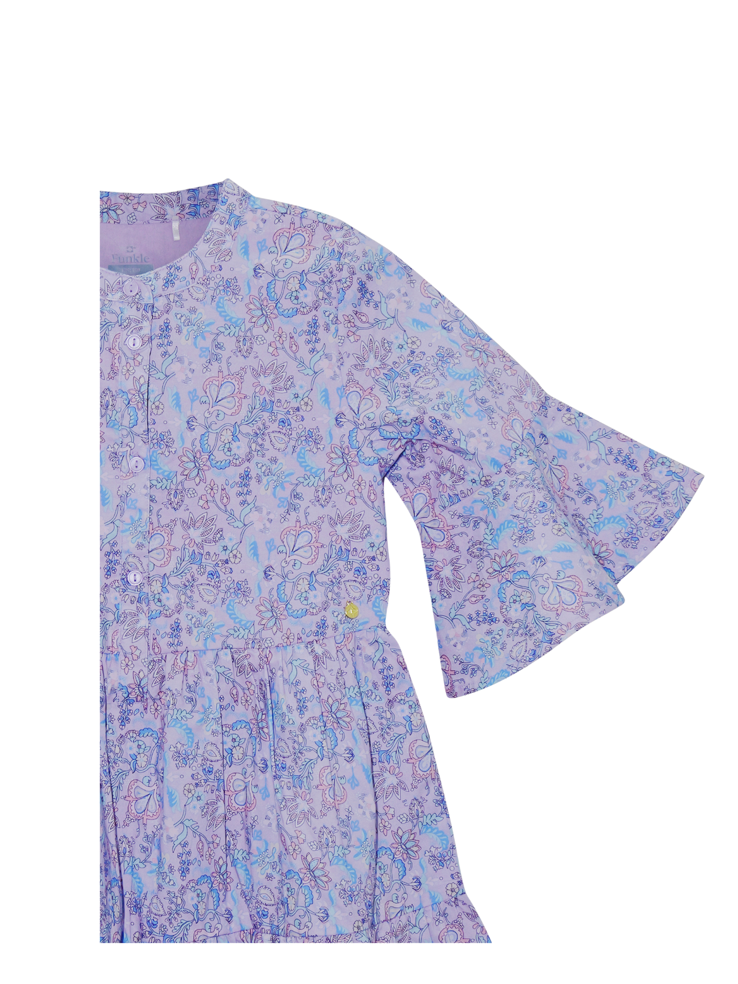 Meisjes Jurk "Orchid Bouquet" (Cotton Poplin AOP)