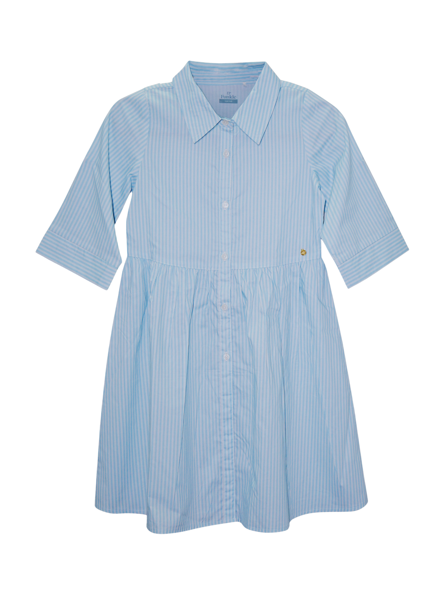 Meisjes Jurk "Starlight Blue" (Cotton Paper Touch Poplin)