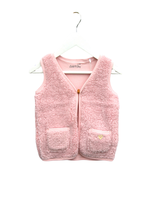 Little Chiq Baby Soft Teddy Gilet – Hoogwaardige Fleece – Exclusieve Baby Mode