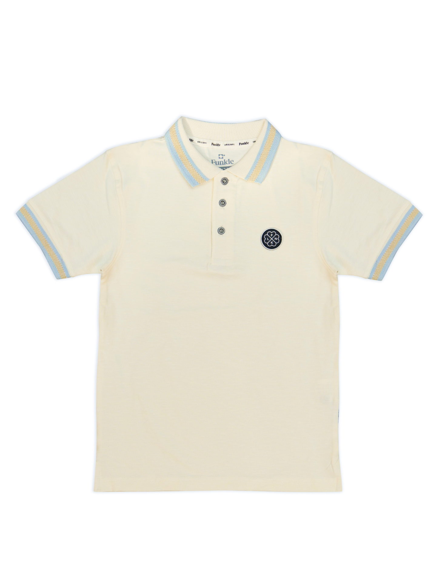 Funkle Jongens Polo – Wit