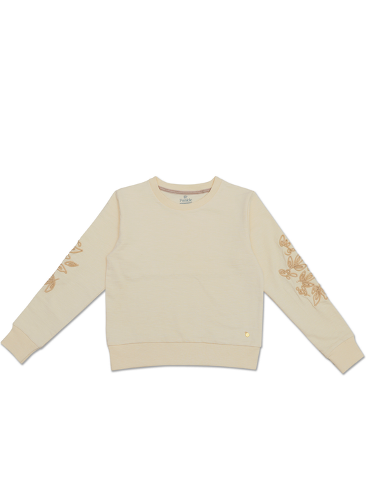 Meisjes Sweater "Buttercream" (Brushed Slub Sweat)