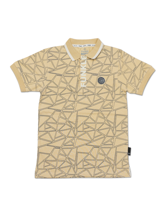 Funkle Jongens Polo – Beige