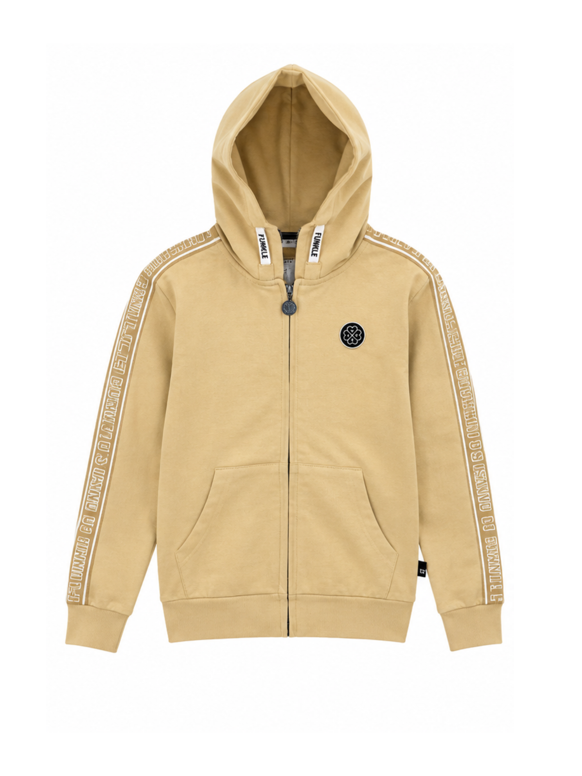 Funkle Jongens Vest met Capuchon – Beige