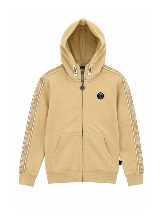 Funkle Jongens Vest met Capuchon – Beige